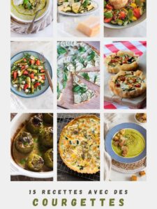 15 recettes avec des courgettes