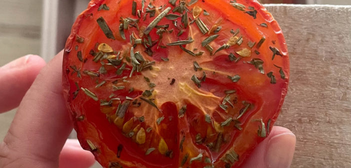 Tomates rôties aux herbes de Provence