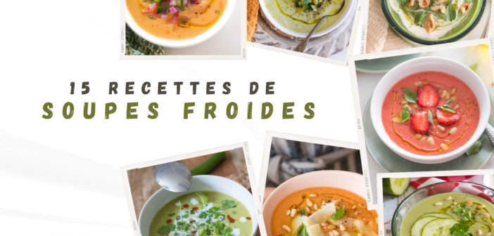 15 recettes de soupes froides