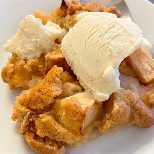 Crumble aux pommes : des pommes fondantes et un crumble croustillant