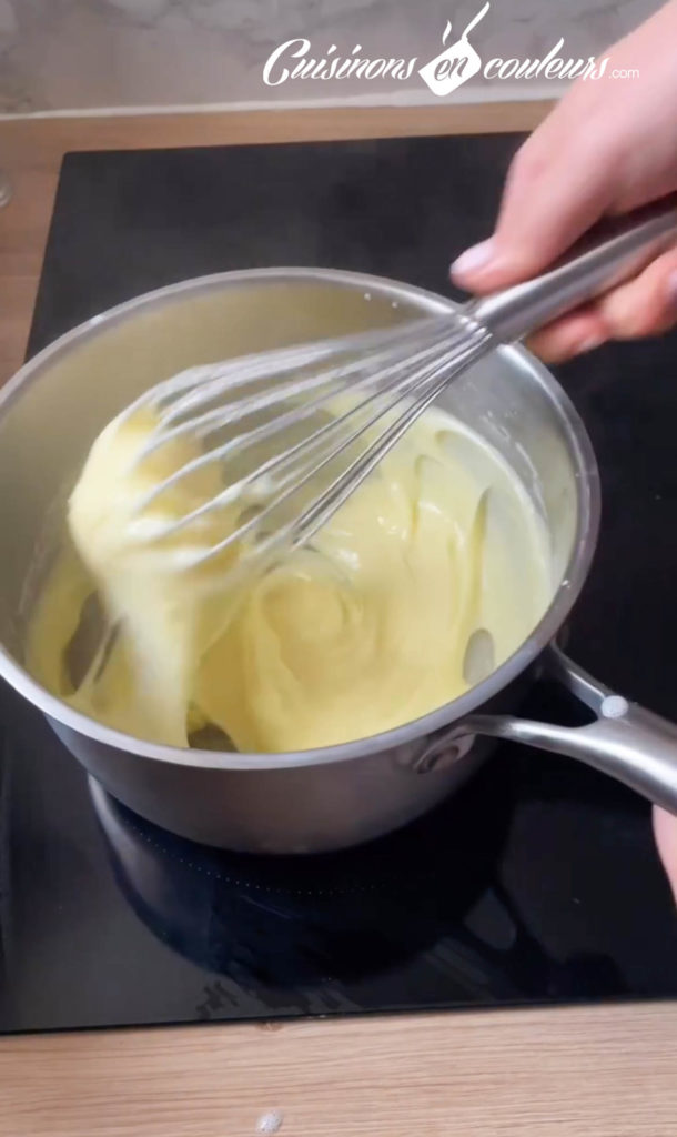 Versez la totalit&eacute; du m&eacute;lange &agrave; nouveau dans la casserole et mettez-le sur un feu&hellip;