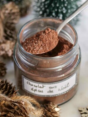 Chocolat en poudre aux épices de Noël