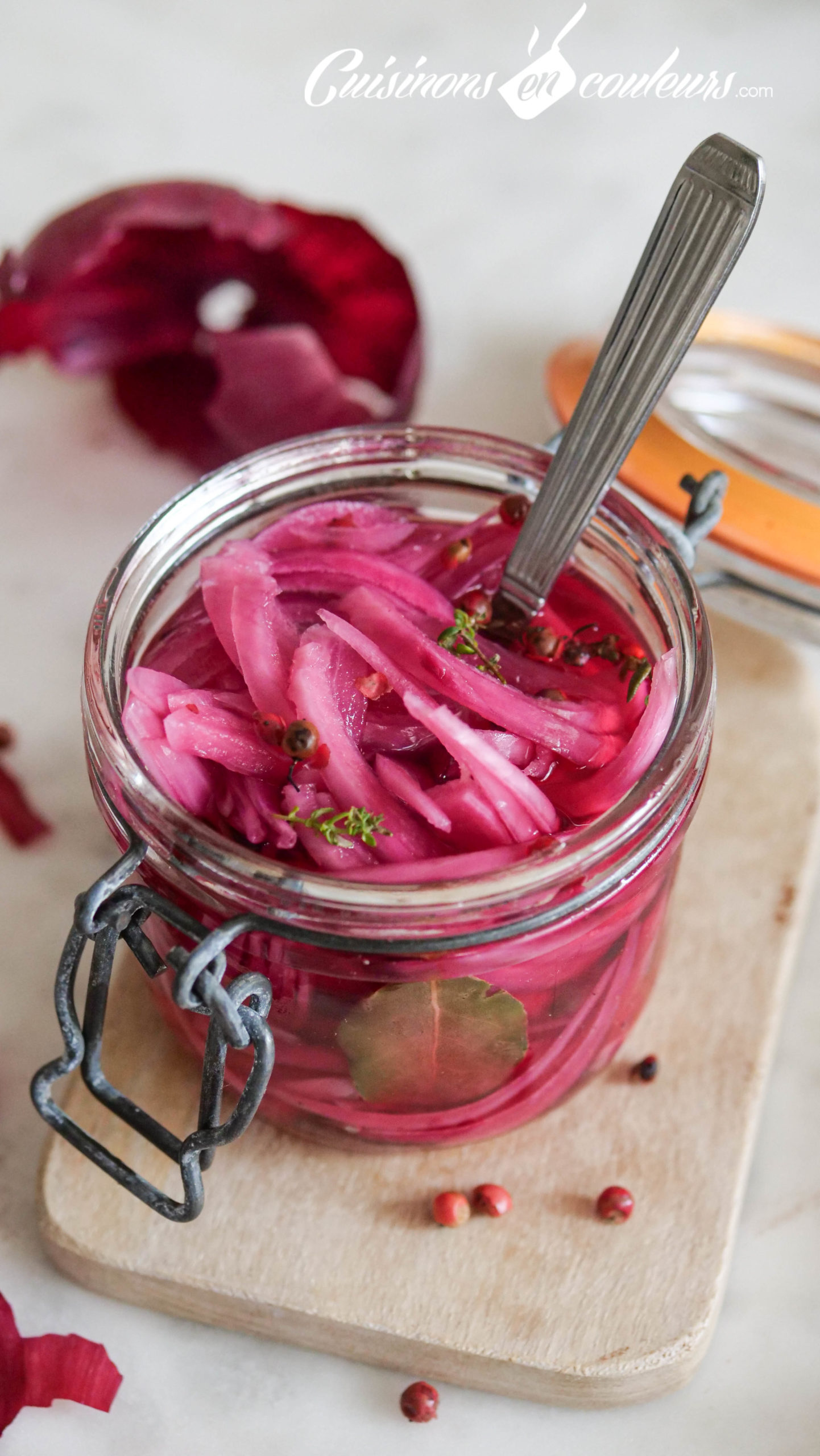 Pickles d'oignons rouges Cuisinons En Couleurs