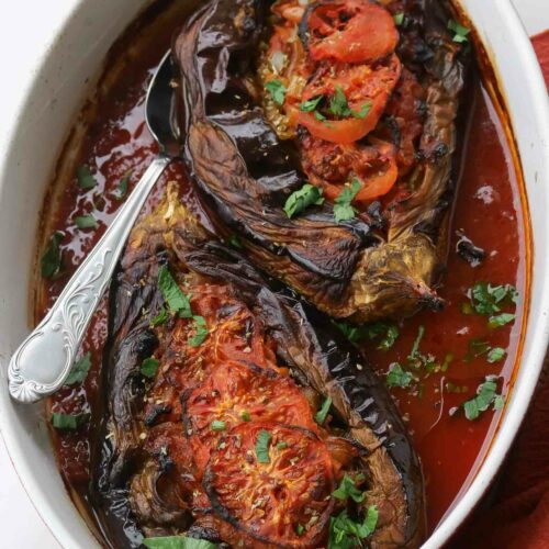 Aubergines farcies comme en Albanie