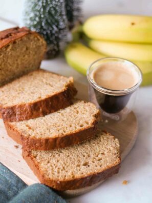 Banana bread toasté