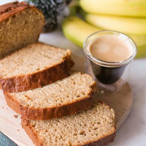 Banana bread toasté