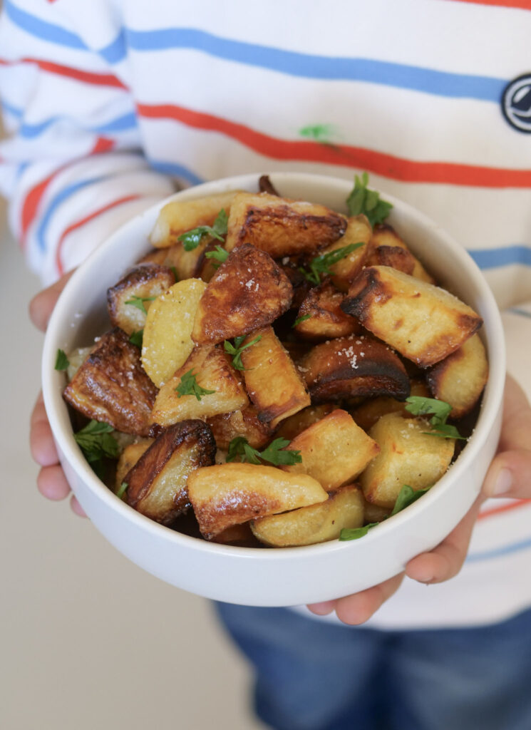 Pommes de terre et patates douces sautées