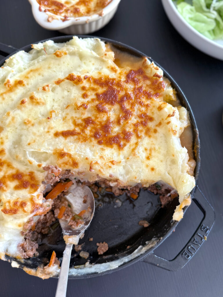 Hachis parmentier aux légumes