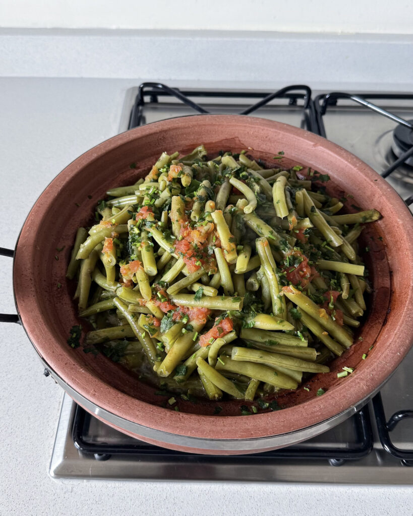 Tajine aux haricots verts