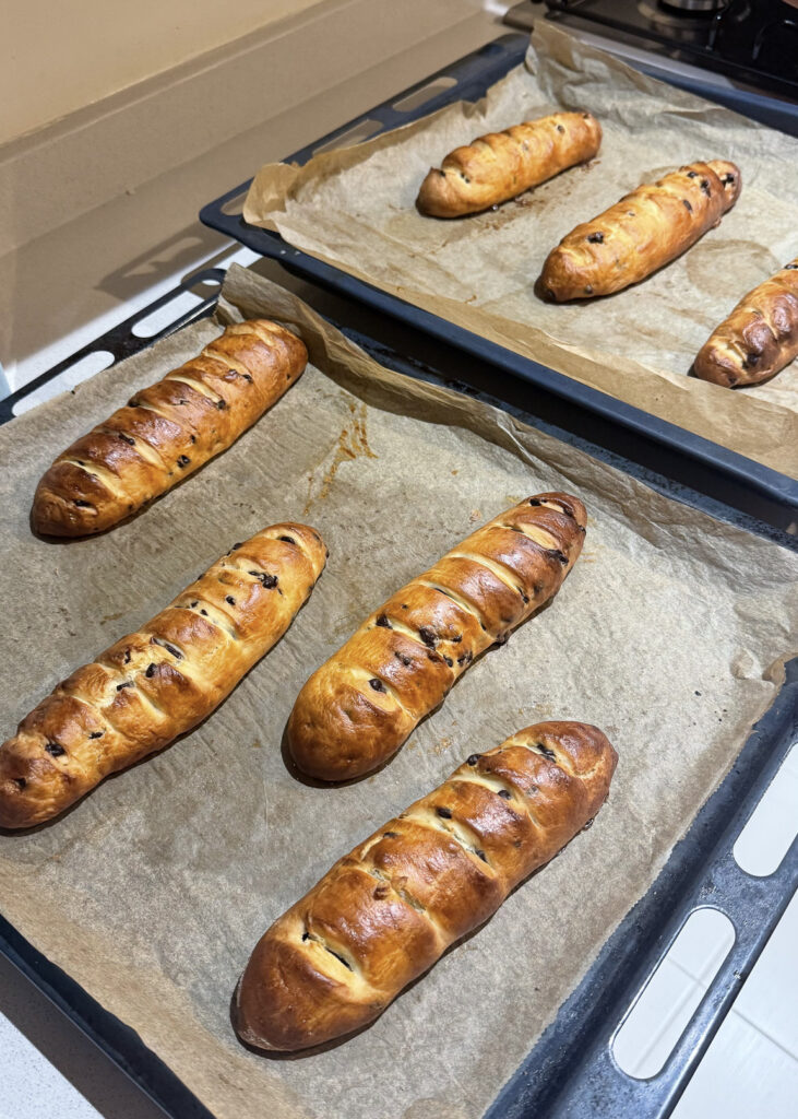 Viennoises aux pépites de chocolat