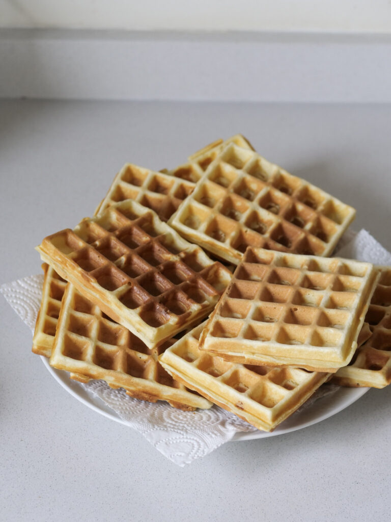 Gaufres faciles et rapides pour le petit déjeuner
