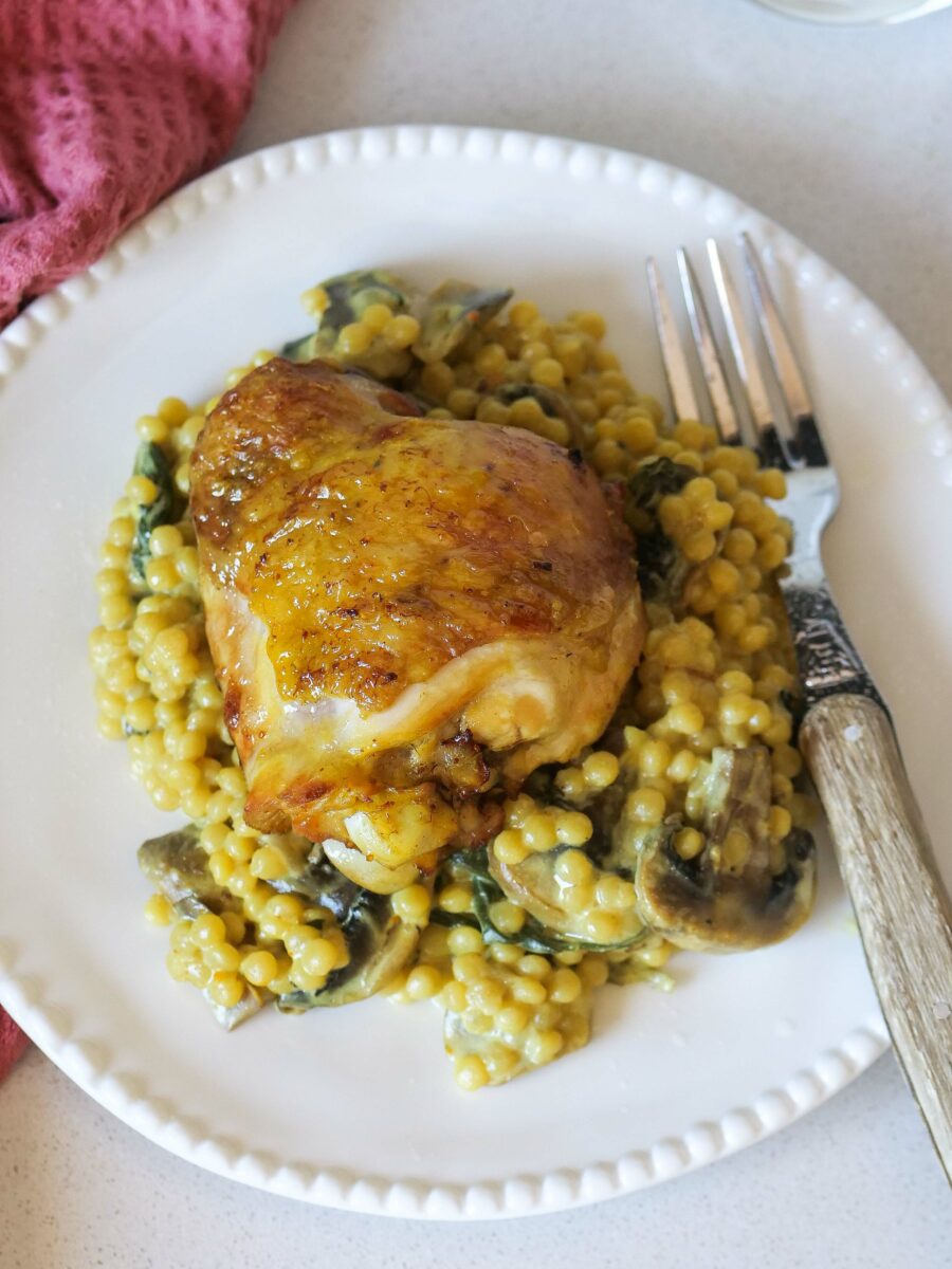 Petits plombs crémeux au poulet