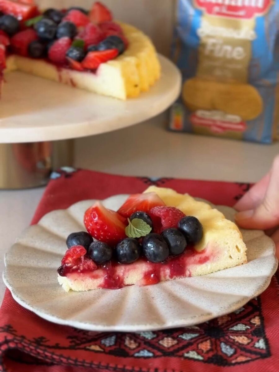 Gâteau aux fruits rouges