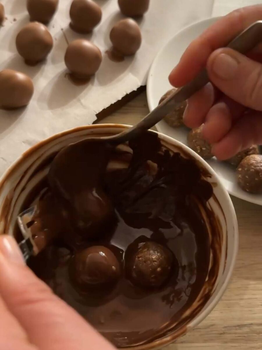Boules de Sellou au chocolat