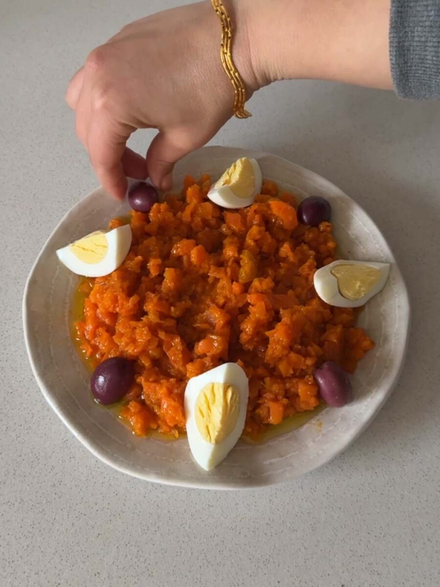 Omek Houria, la salade de carottes tunisienne