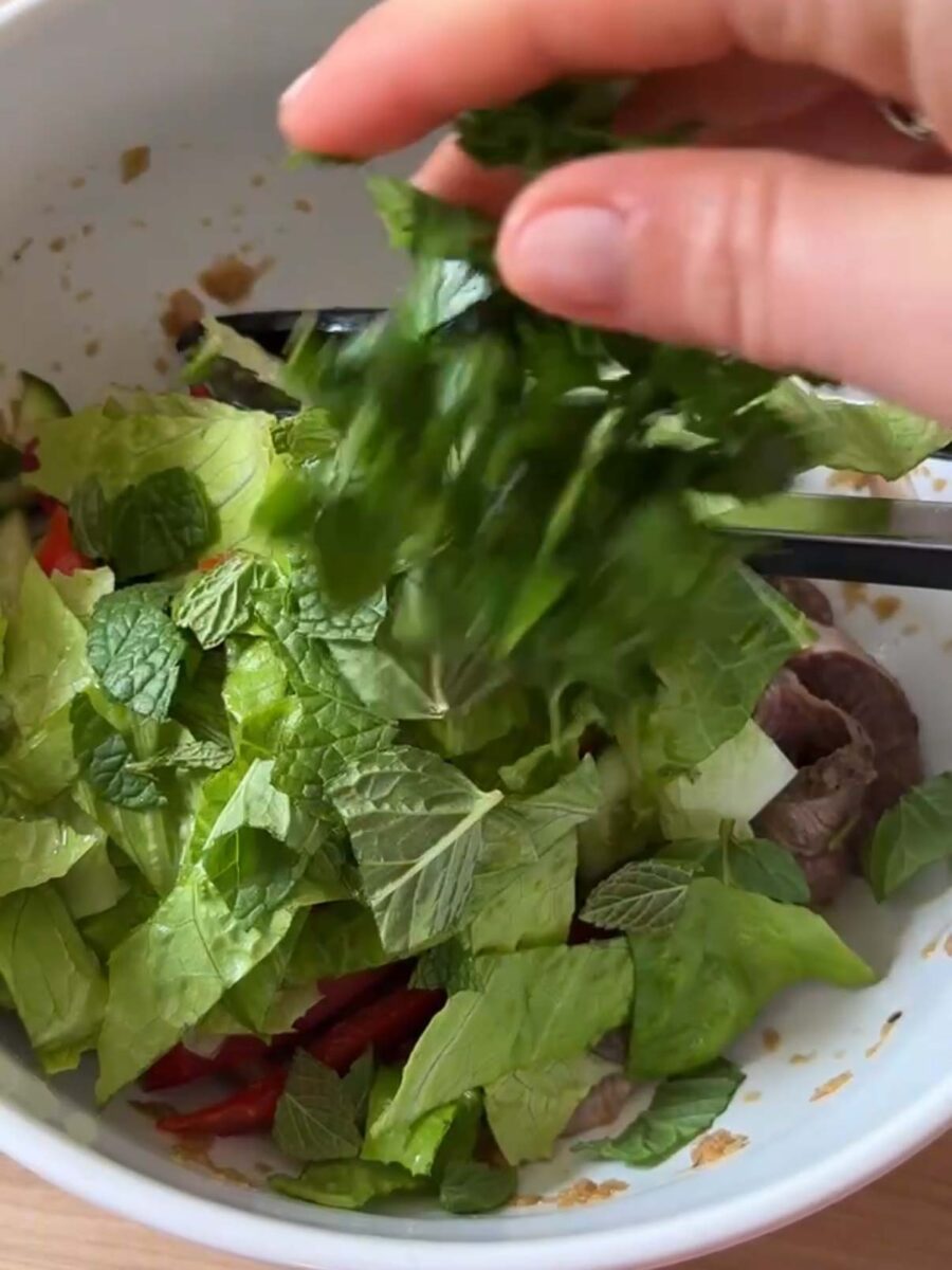 Salade thaï au magret de canard
