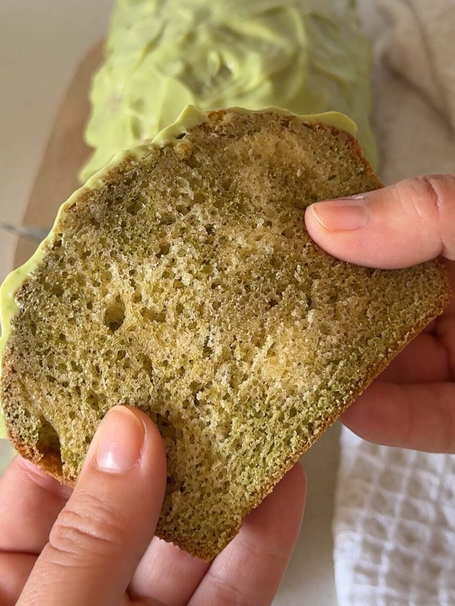cake marbré au matcha
