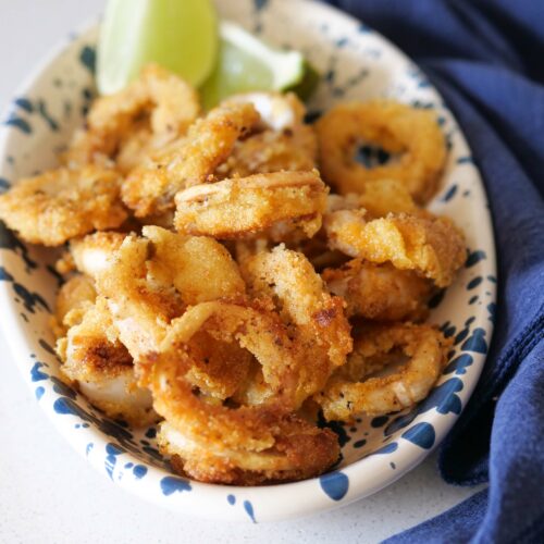 Calamars frits à la semoule