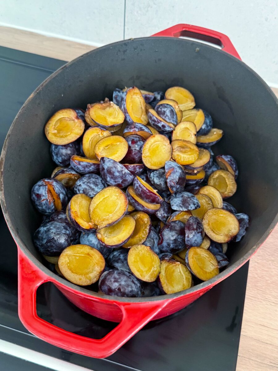 Comment préparer cette confiture de quetsches ?