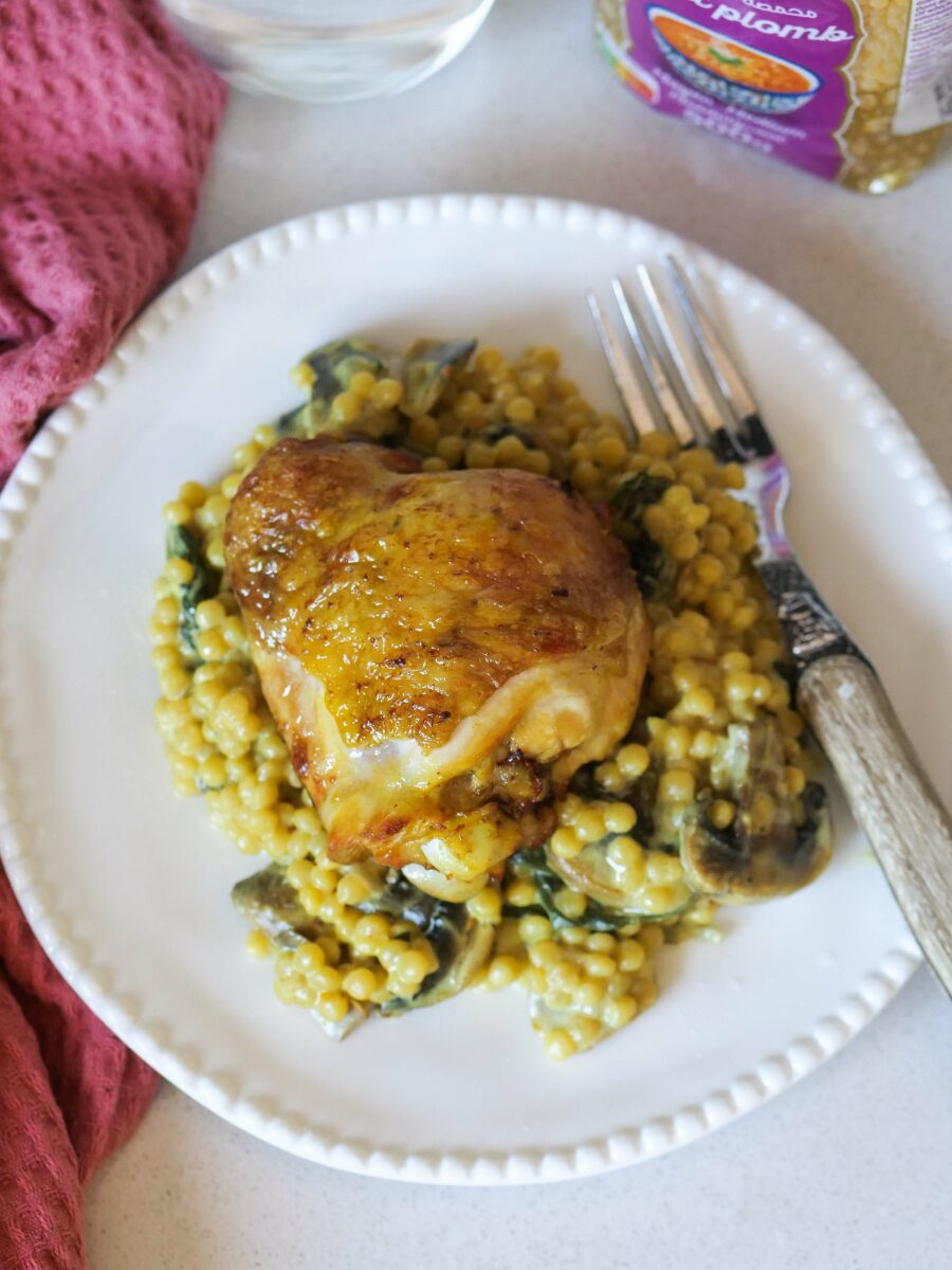 Petits plombs crémeux au poulet