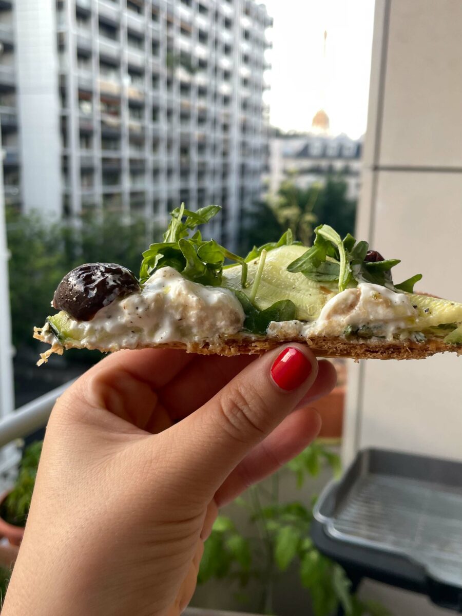 tarte fine au Boursin