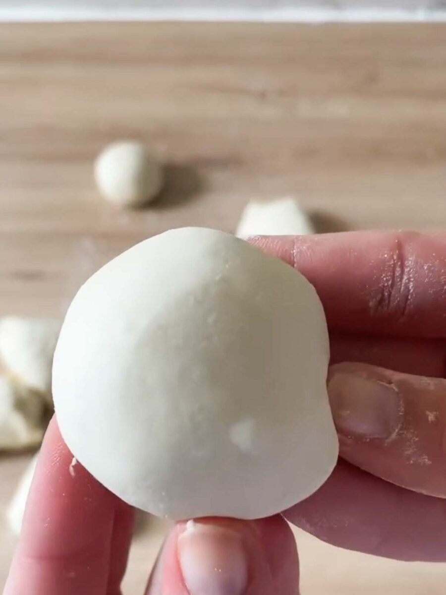Divisez-les en 8 boules.